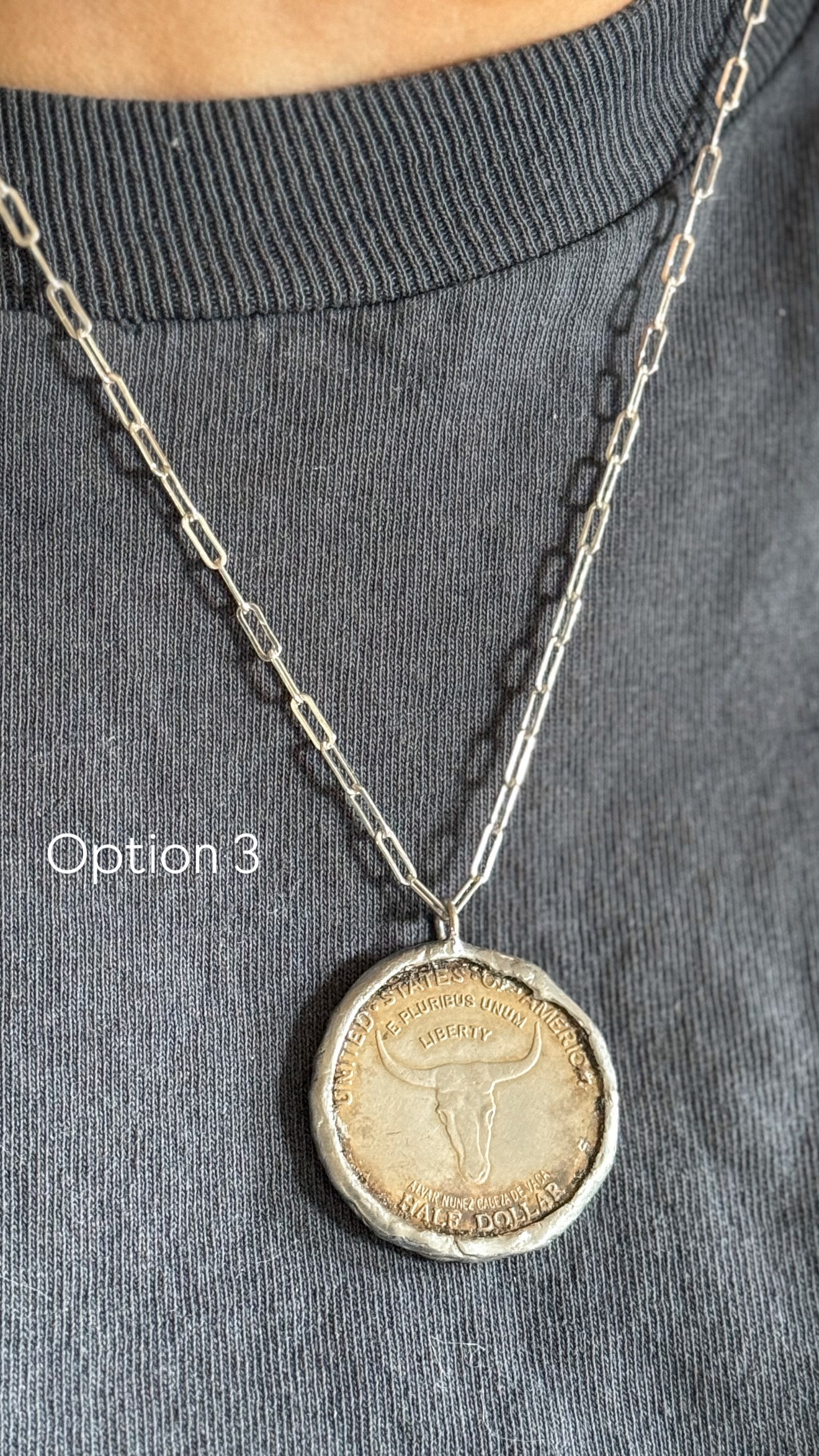 Coin Pendant on Chain
