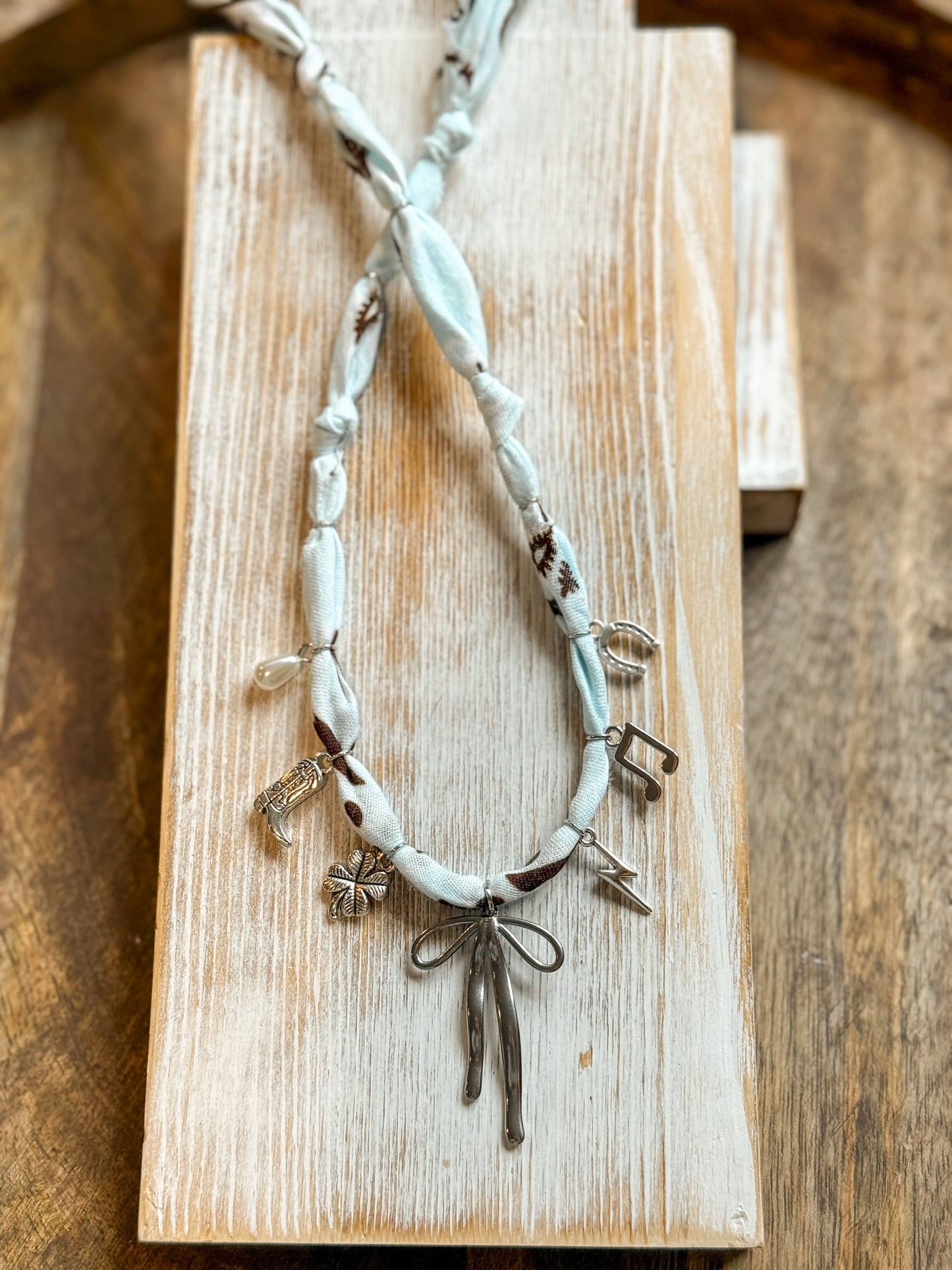 Silver + Light blue