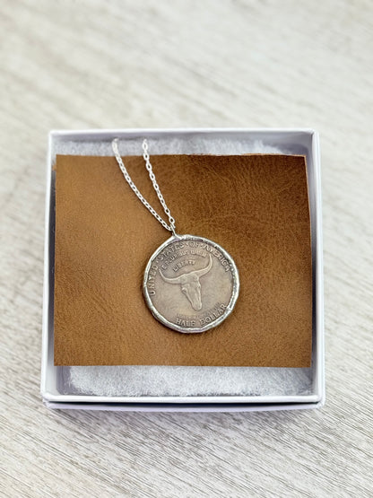 Coin Pendant on Chain