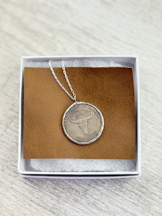 Coin Pendant on Chain
