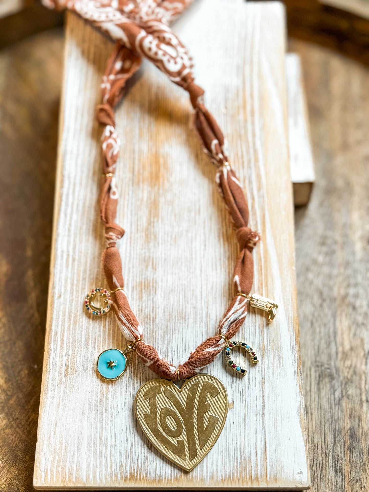 Lucky Turquoise + Brown