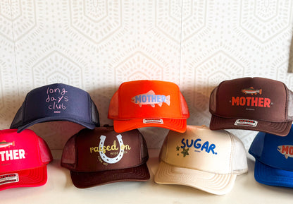 Raised on Wide Open Trucker | Brown
